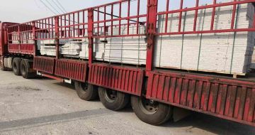 岳阳 白麻荔枝面外墙干挂，工厂装车日常