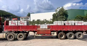 岳阳 芝麻灰花岗岩地铺石出货日常