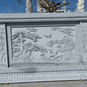 岳阳 芝麻白大型照壁，屏风，影壁
