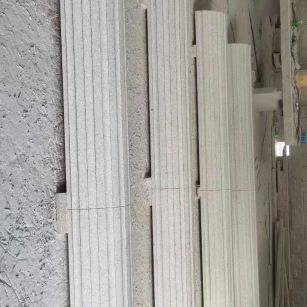 岳阳 花岗岩厂家带你看白麻花岗岩门楼大柱柱皮