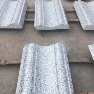 岳阳 白麻花岗岩光面别墅线条