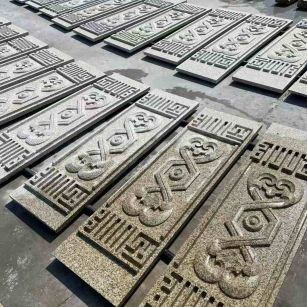 岳阳 黄金麻花岗岩外墙雕刻板