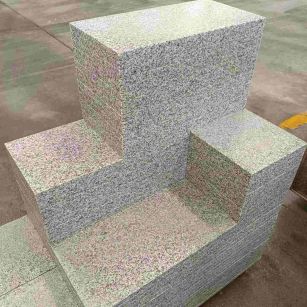 岳阳 白麻花岗岩荔枝面地铺石