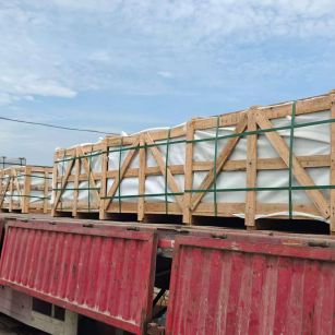 岳阳 芝麻白花岗岩地铺石出口专车-泰国游