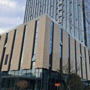 岳阳 黄金麻花岗岩外墙干挂