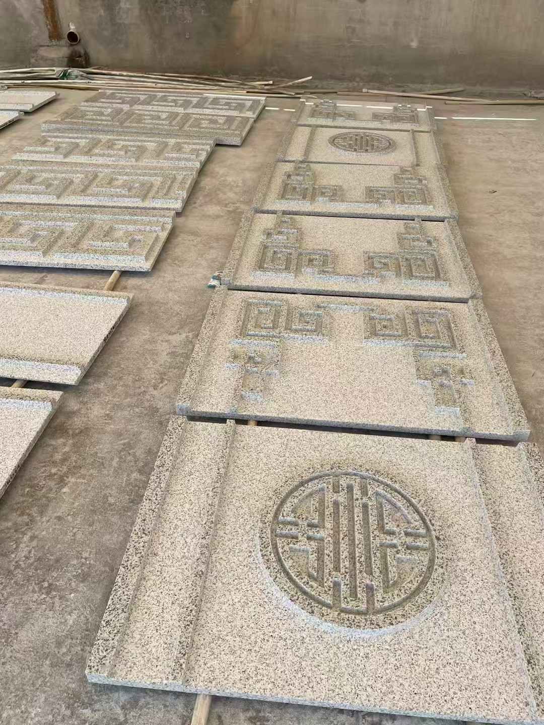 岳阳 白麻花岗岩外墙立面雕刻板