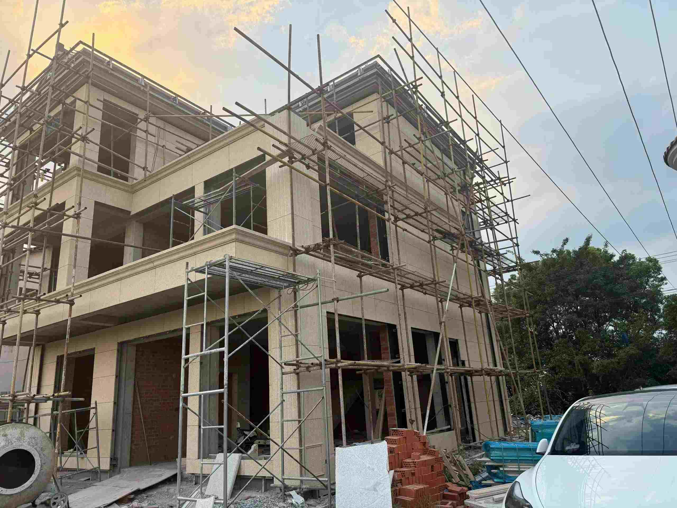 岳阳 黄金麻荔枝面花岗岩外墙干挂