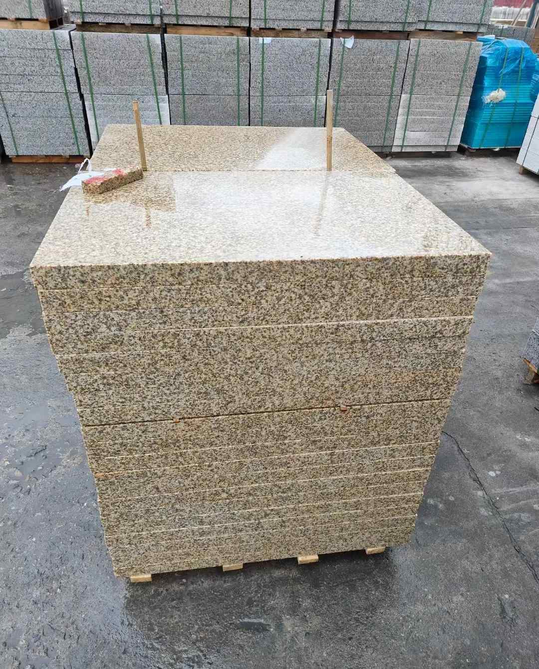 岳阳 湖北黄金麻花岗岩石材荔枝面外墙石材