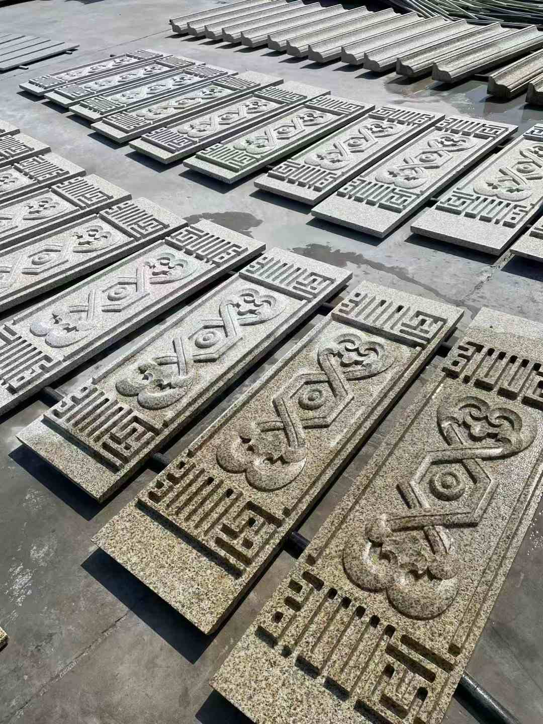 岳阳 黄金麻花岗岩外墙雕刻板