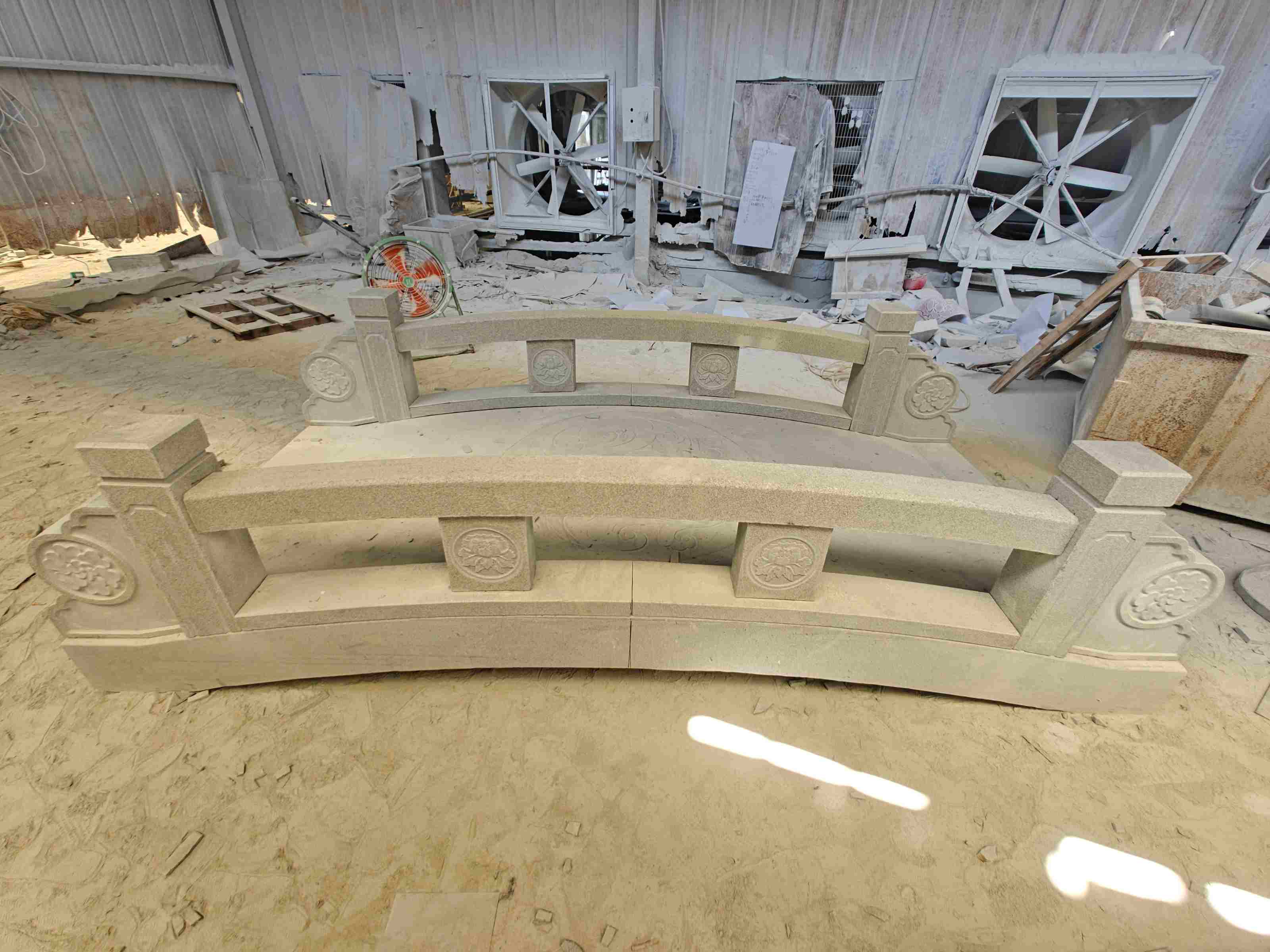 岳阳 芝麻灰花岗岩异形加工-拱桥，石桥