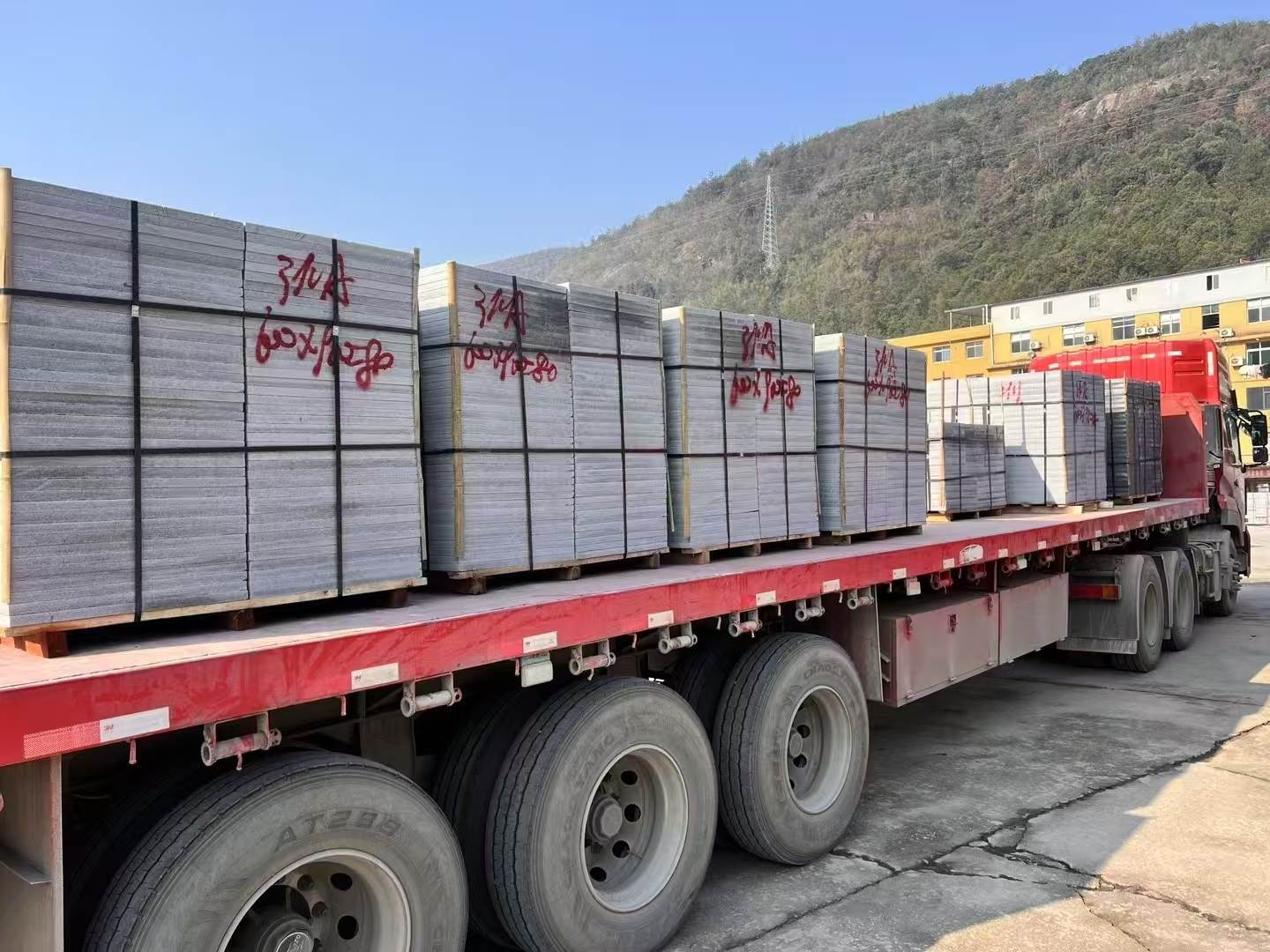 岳阳 芝麻灰地铺石出货日常