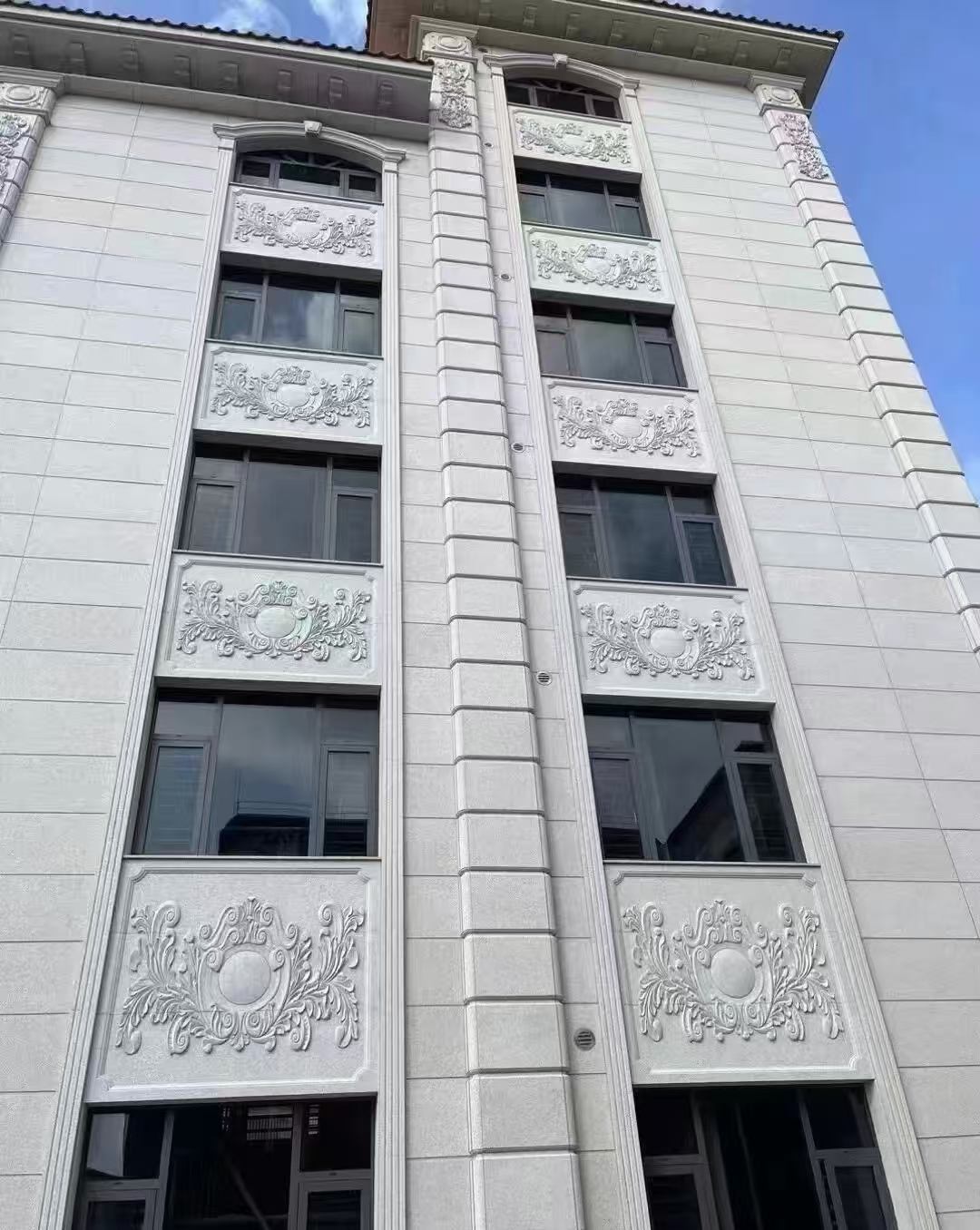 岳阳 白麻荔枝面花岗岩别墅外墙干挂