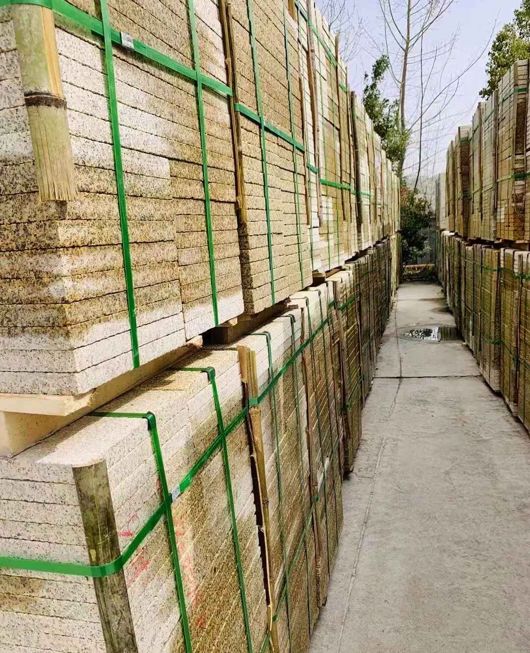 岳阳 黄金麻花岗岩荔枝面地铺石